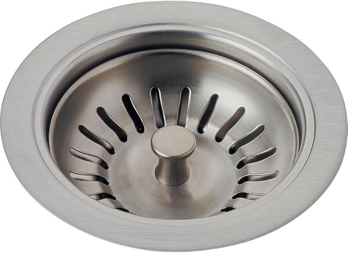 Delta Faucet 72010-SS Flange and Strainer Kitchen Sink, Arctic Stainless by DeltaFaucet