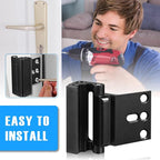 5Pack Home Security Door Reinforcement Lock, Childproof Safety Door Lock Latch - Image 7