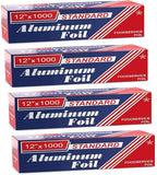 12" x 1000" Standard Aluminum Foil Roll by Unknown