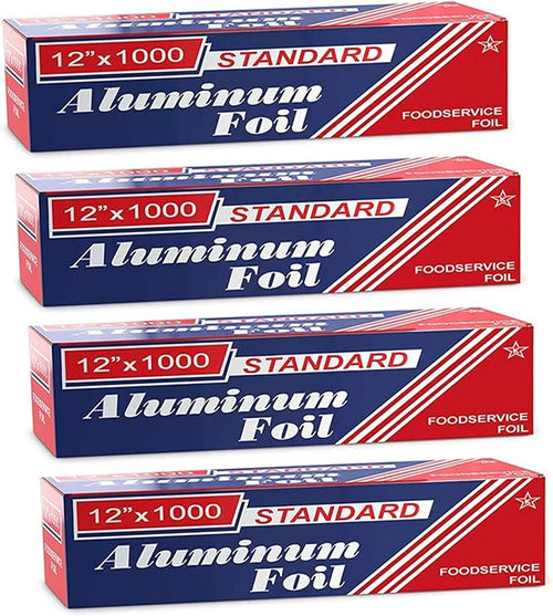 12" x 1000" Standard Aluminum Foil Roll by Unknown