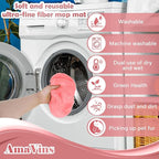 5 Pack Reusable Microfiber Mop Pads Compatible - Image 5
