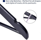 JS Hanger Wooden Coat Hangers, 20 Pack High Grade Wood Suit Hangers - Image 4