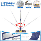 Microfiber Mops for Hardwood Floor Cleaning: MEXERRIS Flat Floor Mop - Image 3