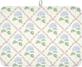 Hydrangea Floral Dish Drying Mat by Kawani