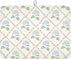 Hydrangea Floral Dish Drying Mat by Kawani