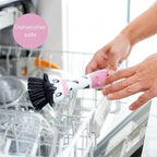 Vigar Moo Cow-Shaped Soap Dispensing Dish Brush, Dish Brush - Image 7