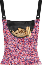 2 Pcs Clothespin Bag with Large Opening Clothes Pins Holder Outdoor and Laundry by Unknown