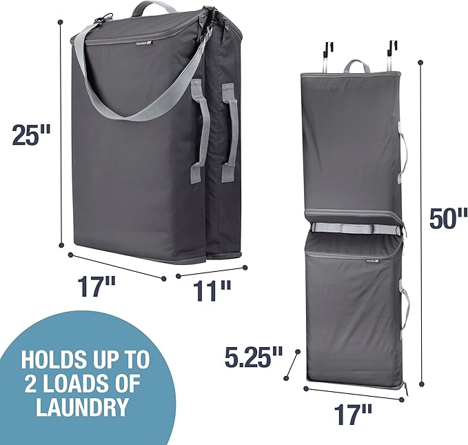 CleverMade Convertible Laundry Hamper Bag - Image 5