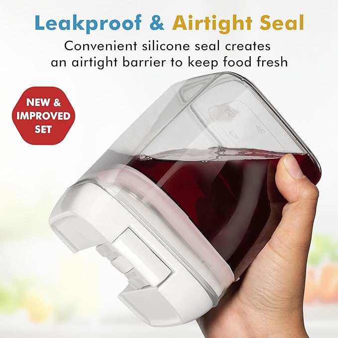 Shazo 9 PC Airtight Food Storage Containers - Image 2