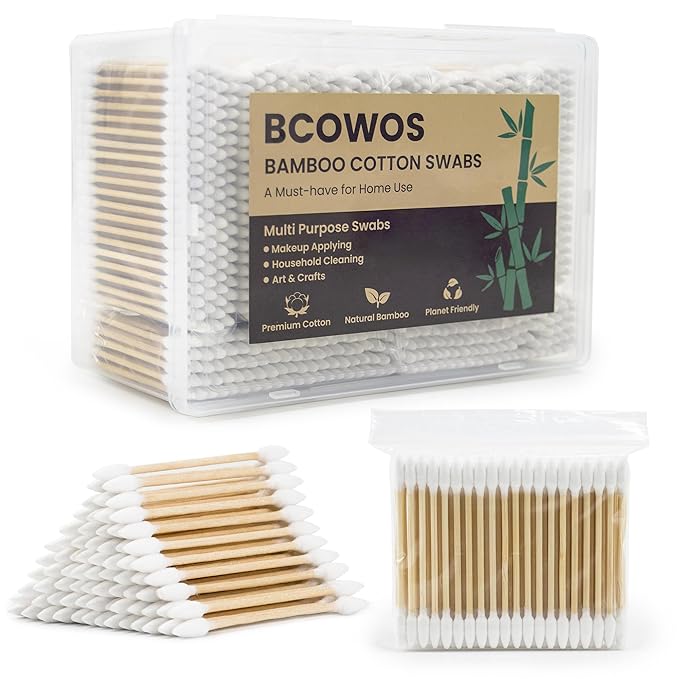 Pointed Cotton Swabs 1000 Count by Bcowos