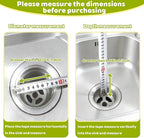 2pcs Sink Strainer for Most Kitchen Sinks Drain, Upgrade Stainless Steel - Image 3