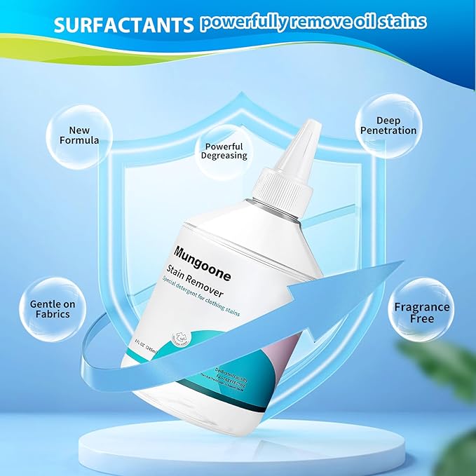 Clothes Grease Stain Remover, Newborn & Baby Essentials, Laundry Stain Treatment - Image 3