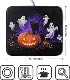 Halloween Ghost Pumpkin Dish Drying Mat - Image 2