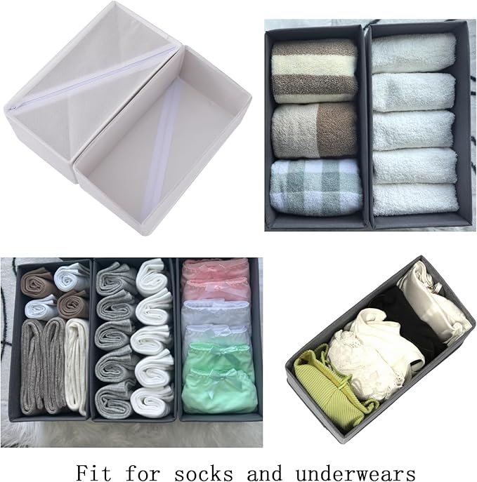Sock Drawer Organizer 3 Pack - Image 8