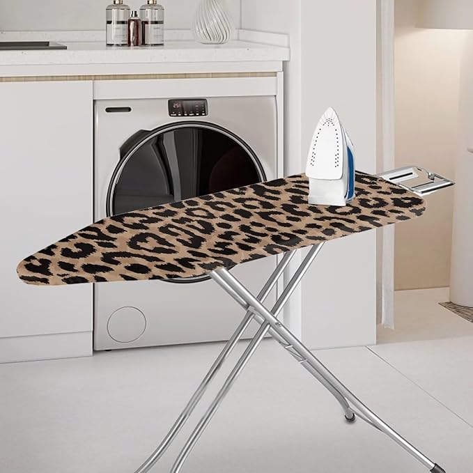 Brown Leopard Print Ironing Board Cover and Pad Soft Cover - Image 2
