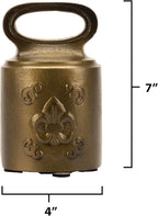 CRAFTSMAN ROAD Cast Iron Decorative Door Stop – Weighted Door Stop Heavy Door - Image 3