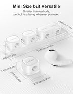 6 Pack Magnetic Cable Clips, Laitver Cord Organizer Holder Strong Adhesive Desk - Image 8
