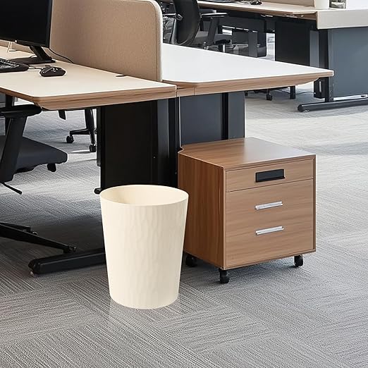UUJOLY Small Trash Can Wastebasket Garbage Can Container Bins - Image 3
