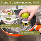 Soap Dispenser Dish Brush Palm Brush Scrub Brush Equipped - Image 6