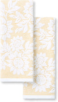Martha Stewart Woodland Harvest Jacquard Sunflowers Kitchen Towel 2-Pack Set by MarthaStewart