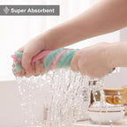 Homaxy 12 Pack Kitchen Cloths Dish Towels, Super Soft and Absorbent Dish Cloths - Image 5