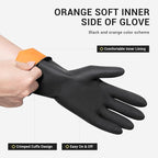ThxToms 3 Pairs Dishwashing Gloves, Reusable Latex Cleaning Gloves - Image 3