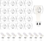 Ainiv 2-Packs Indoor Mini Light Clips, Damage Free Hanging Christmas String - Image 8