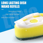 Dish Wand Refills 16Pack, Dishwand Sponges Replacement Heads, Common Compatible - Image 3