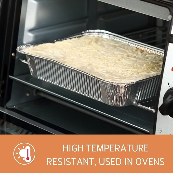 8x8 Aluminum Pans with Clear Plastic Lids - Image 5