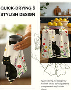 Flour Sack Kitchen Towels Set of 2-18x26 Cotton Dish Towels - Image 4
