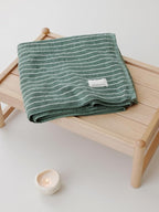 WENSHUO Frosted Pines-Striped Pure Cotton Bath Towel, 100% Combed Cotton - Image 6