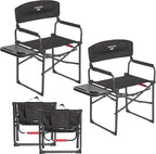 SUNNYFEEL Camping Directors Chair, Heavy Duty,Oversized Portable Folding Chair with Side Table, Pocket for Beach, Fishing,Trip,Picnic,Lawn,Concert Outdoor Foldable Camp Chairs by SunnyFeelCamping