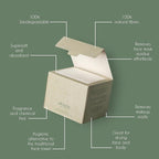 Whistle Wellness® Disposable Face Towel 10"×12", Resealable Box, Biobased Plant - Image 2