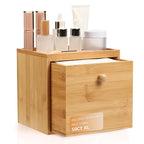 Disposable Face Towel with Bamboo Drawer Storage Box by Eggs+sound