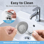 TRAPMATE Shower Drain Hair Catcher, 2.8" Fast Drainage Bathtub Stopper Drain - Image 6
