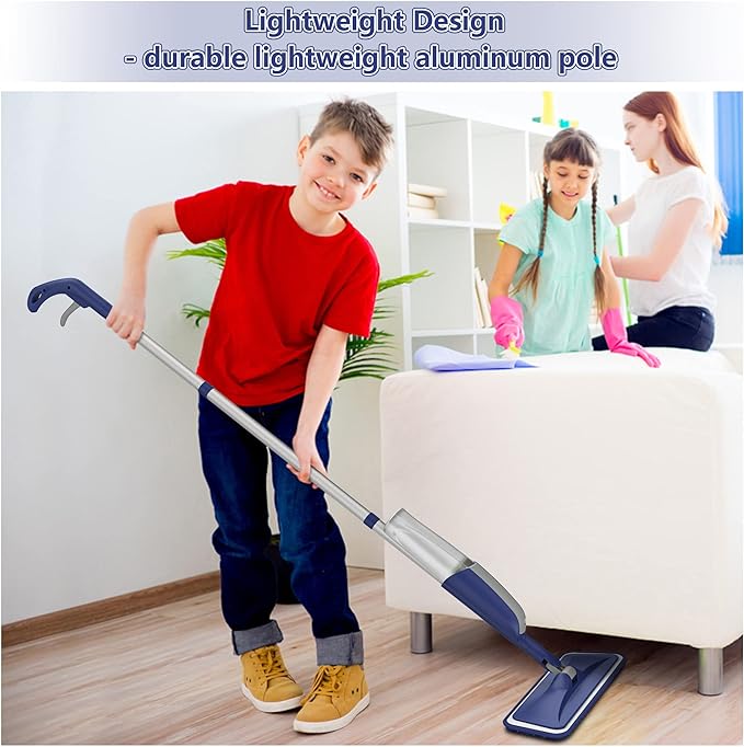 Spray Mops for Hardwood Floor Cleaning: MEXERRIS Wet Dust Mops - Image 6