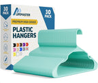 Lifemaster Plastic Clothes Hangers – Heavy Duty Hanger Set, by LIFEMASTER