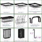 PUSDON Over Sink Dish Drying Rack Stainless Steel, Adjustable Large Dish Drainer - Image 6
