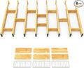 SpaceAid Bamboo Drawer Dividers by SpaceAid