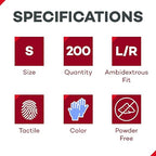 Dealmed Nitrile Exam Gloves Small - Image 2