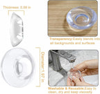 Door Stopper Wall Protector, Adhesive Bumper Protector, Reusable Rubber Door - Image 6