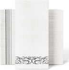 JOLLY CHEF 100 Disposable Hand Towels, Soft and Absorbent Linen Feel Dinner by JOLLYCHEF