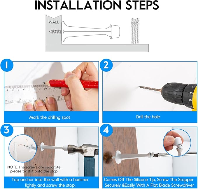 HOME MASTER HARDWARE 3" Door Stopper - Image 6