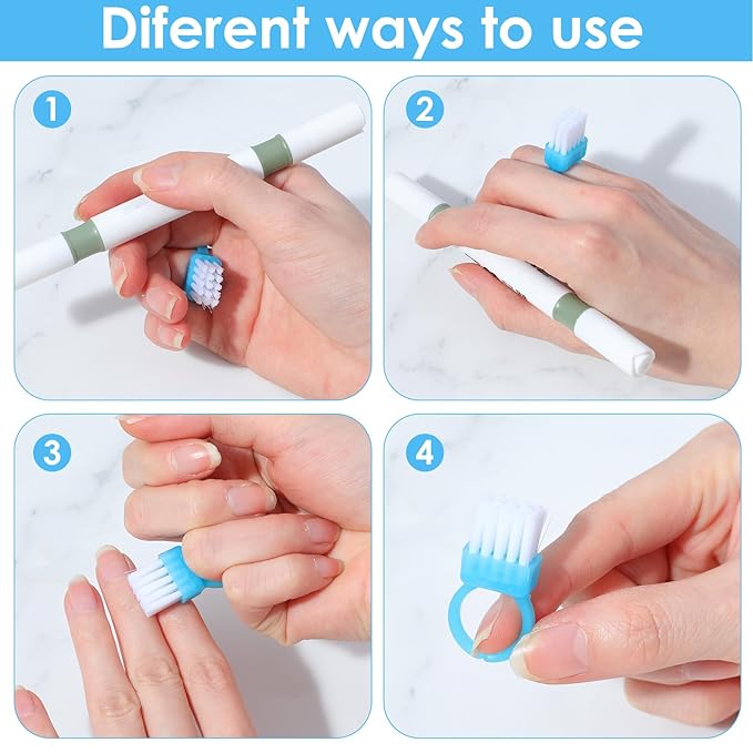 40Pcs Mini Nail Brush Ring Cleaner, Ymapinc Hand & Nail Brush - Image 4