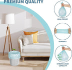 Magesh 105 Blue 4 Gallon Trash Bags - Image 3