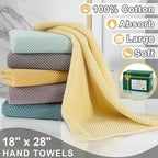 VOOVA & MOVAS Yellow Hand Towels - Image 3