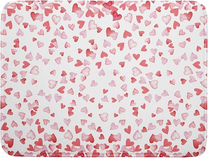 Valentine’s Day Dish Drying Mat by Trongr