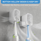 Toothbrush Holders for Bathroom【Innovation Single Slot Design】 2PCS Toothbrush - Image 3