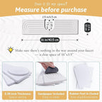 16" Faucet Mat for Kitchen Sink, Long Diatomite Fast Drying Stone Sink Tray - Image 2