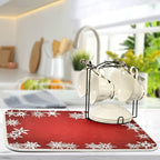 Super Absorbent Dish Drying Mat, Microfiber Fast-Drying Dish Mat, Kitchen Dish - Image 5